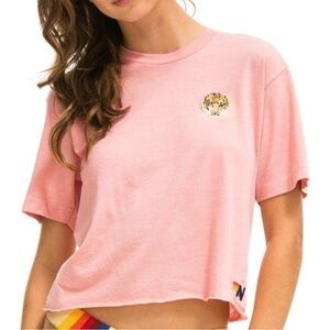 Rare Aviator Nation Light Pink Tiger Tee